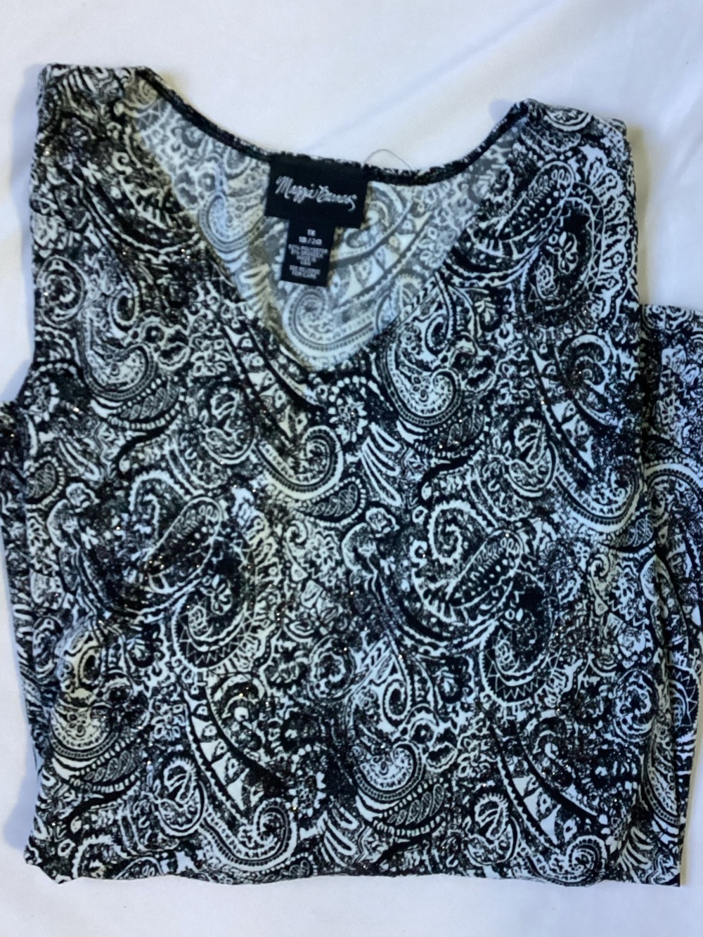 Maggi Barnes Ladies Sparkle Top Size 1X 18-20